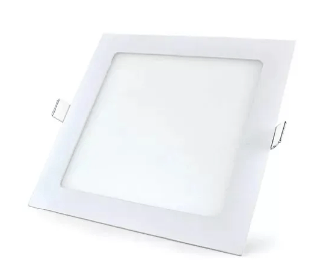Lampada Luminaria LED Quadrada de Embutir 18W 6500K Elgin